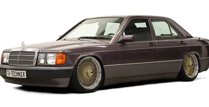 Mercedes Benz 190 W201 1982 - 1993 Luftfjädring Fjäderbenskit TA Technix