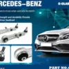Mercedes C-Class W205 RWD Främre Nedre Bakre Länkarm Hardrace