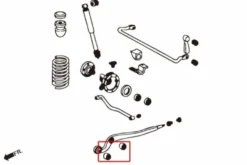 Mercedes G-Class W460/461/463 79-18 Främre Länkarmsbussning (Offset) Hardrace