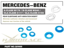 Mercedes M-BENZ A 13-19/ B 11-19/ CLA 13-19 / GLA 13-19 (Endast FWD) Insatser Bakre Subframe Hardrace