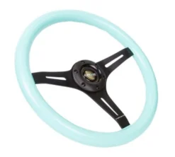 Minty Fresh Träratt 350mm 3-ekrad Mattsvart Centrum NRG