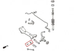 Mitsubishi Eclipse 95-05 / Galant 98-05 Bakre Nedre Stag Bussning Hardrace