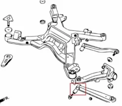 Mitsubishi 3000GT AWD Bakre Nedre Länkarmsbussningar Hardrace