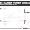 Mitsubishi Lancer evolution Bakre Subframe Brace Hardrace