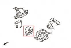 Mitsubishi Lancer evolution / mirage / Outlander 2006-2012 Förstärkta Motorfäste Hardrace