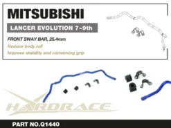 Mitsubishi Lancer evolution Främre Krängningshämmare Hardrace