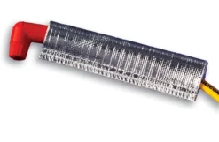 19mm x 15cm 4-pack Aluminium Värmeskydd Tändkabel DEI