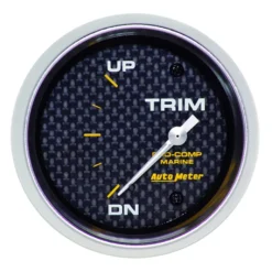Mätare (Trim Up/Down) 66.7mm 0ΩDOWN-90ΩUP (Elektrisk) MARINE CARBON FIBER