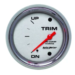Mätare (Trim Up/Down) 66.7mm 0ΩDOWN-90ΩUP (Elektrisk) MARINE Krom