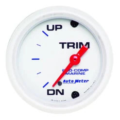 Mätare (Trim Up/Down) 66.7mm 0ΩDOWN-90ΩUP (Elektrisk) MARINE Vit