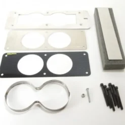 Mätarhållare Panel Dubbel 66.7mm (Kolfiberlook) MUSTANG 87-93 FOX Autometer