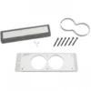 Mätarhållare Panel Dubbel 66.7mm (Silver) MUSTANG 87-93 FOX Autometer