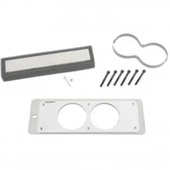 Mätarhållare Panel Dubbel 66.7mm (Silver) MUSTANG 87-93 FOX Autometer