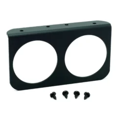 Mätarhållare Panel Dubbel 66.7mm Svart Aluminium Autometer