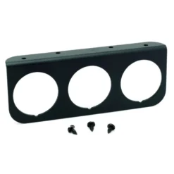 Mätarhållare Panel Trippel 52.4mm Svart Aluminium Autometer