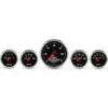 Mätarkit 5st 87mm & 52mm (Elektrisk) DESIGNER BLACK II