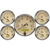 Mätarkit 5st 79,4mm & 52mm (Elektrisk). KM/H SPEEDOMETER ANTIQUE BEIGE