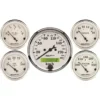 Mätarkit 5st 86mm & 52mm (Elektrisk) OLD TYME WHITE
