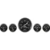 Mätarkit 5st 87mm & 52mm (Elektrisk) OLD TYME BLACK