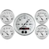 Mätarkit 5st 87mm & 52mm GPS-styrd Hastighetsmätare OLD TYME WHITE