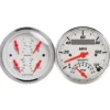 Mätarkit 2st QUAD & TACH/SPEEDO 87mm ARCTIC Vit