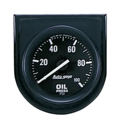 Mätarkonsol Oljetryck 2'' 100PSI BLK DIAL BLK BEZEL AUTOGAGE