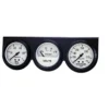 Mätarkonsol Oljetryck/Vattentemp/Volt 66.7mm 100PSI/280ºF/16V WHT DIAL BLK BZL AG