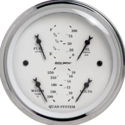 Multimätare 87mm 240ΩE-33ΩF (Elektrisk) OLD TYME WHITE