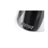 Ändrör 3.5 Tum Enkelväggiga Snedskurna Polerad Silver 2-Pack APR