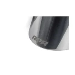 Ändrör 4 Tum Enkelväggiga Snedskurna Polerad Silver 2-Pack APR
