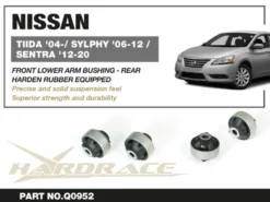Nissan CUBE / JUKE F15 / Micra / Sentra / Versa 2003-2020 Främre Nedre Länkarmsbussningar - Bakre Hardrace