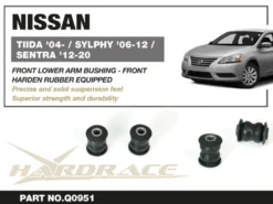 Nissan CUBE / Micra / Sentra / Versa 2003-2020 Främre Nedre Länkarmsbussningar - Främre Hardrace