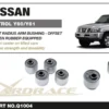 Nissan Patrol Y60 / Y61 / Toyota Land cruiser 1988-2007 Främre Radie-Stagsbussning - Axelsida Hardrace
