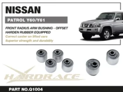 Nissan Patrol Y60 / Y61 / Toyota Land cruiser 1988-2007 Främre Radie-Stagsbussning - Axelsida Hardrace