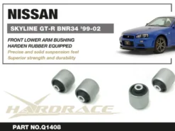 Nissan Skyline R33 / R34 Främre Nedre Länkarmsbussningar Hardrace