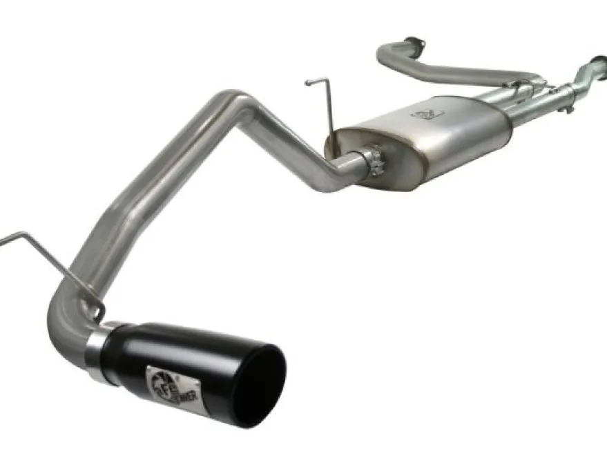 Nissan Titan 2004-2015 V8 5.6L MACHForce XP Sportavgassystem Cat-Back 2,5/3in SS-409 aFe Power - Svarta Utblås