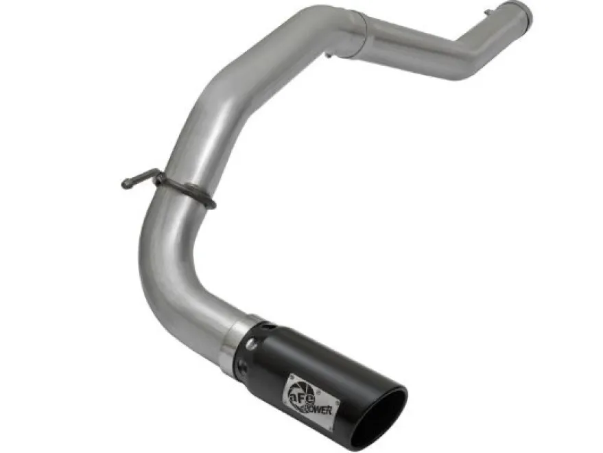 Nissan Titan XD 2016-2019 V8-5.0L (td) Large Bore HD DPF-Back Sportavgassystem - Svarta Utblås aFe Power