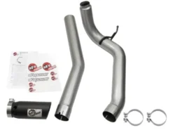 Nissan Titan XD 2016-2019 V8-5.0L (td) Large Bore HD DPF-Back Sportavgassystem - Svarta Utblås aFe Power