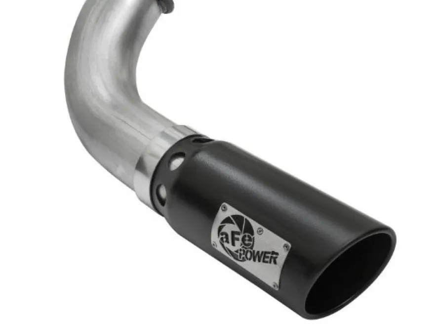 Nissan Titan XD 2016-2019 V8-5.0L (td) Large Bore HD DPF-Back Sportavgassystem - Svarta Utblås aFe Power