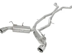 Nissan 370Z 2009-2020 V6-3.7L Takeda 2.5tum Sportavgassystem Cat-Back aFe Power - Polerade Utblås
