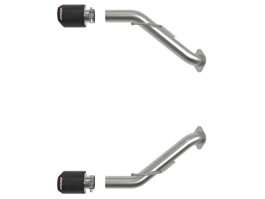 Nissan Z 2023-2024 V6-3.0L (tt) Takeda Rostfritt Stål Axle-Back Sportavgassystem aFe Power - Kolfiber Utblås