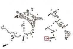 Nissan 350Z Z33 / G35 03-06 Bakre Trailing-stag Bussning Hardrace