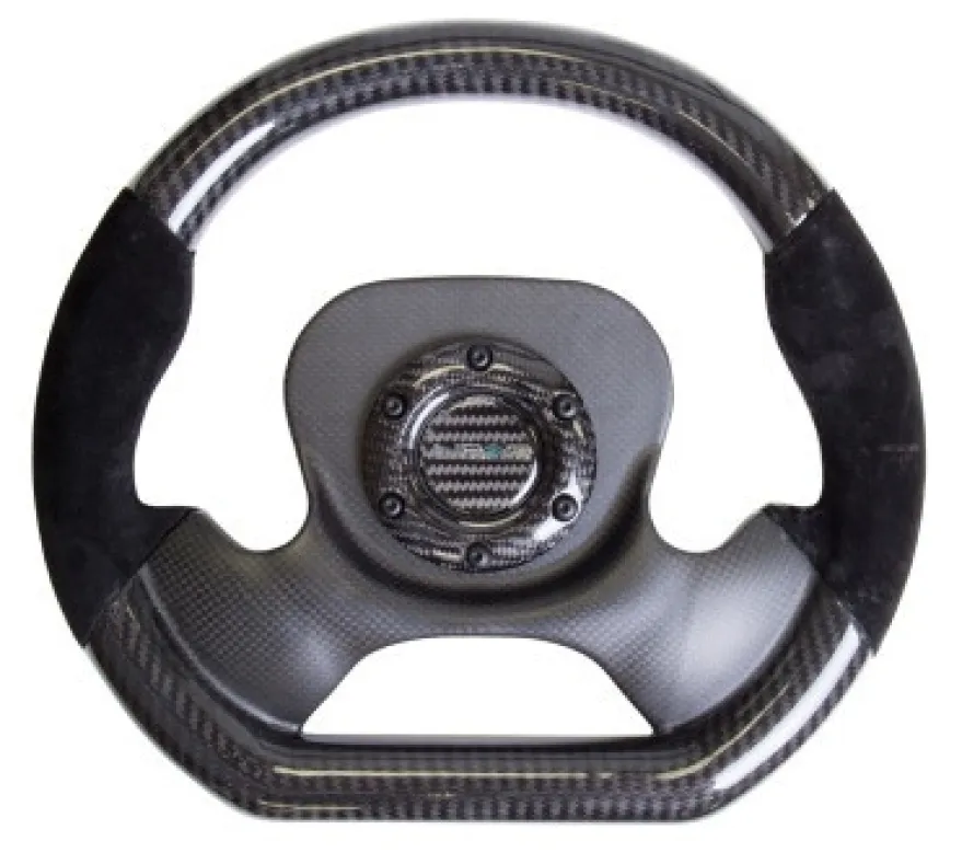 NRG Kolfiber-/Raceratt med Moccagrepp 320mm