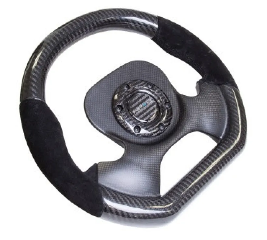 NRG Kolfiber-/Raceratt med Moccagrepp 320mm