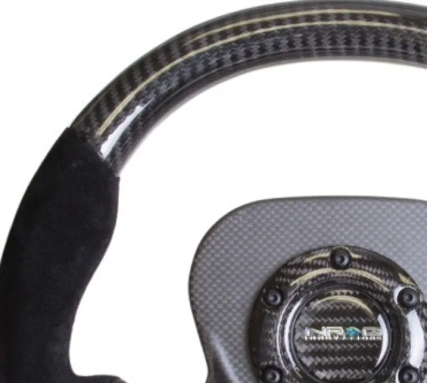 NRG Kolfiber-/Raceratt med Moccagrepp 320mm