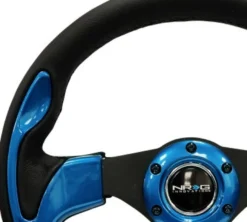 NRG Pilota ''Racestyle'' 320mm Svart/Blå Sportratt
