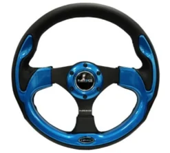 NRG Pilota ''Racestyle'' 320mm Svart/Blå Sportratt