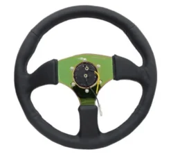 NRG Sportratt Läder med Neochrome Centrum 350mm (2.5'' Djup)