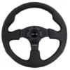 NRG Sportratt Läder med Svarta Sömmar 320mm