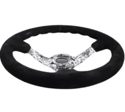NRG Sportratt Mocca med ''Digital Camo'' Centrum / Svarta Baseballsömmar 350mm (3'' Djup)